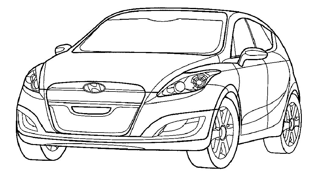 Hyundai coloring pages 13 – Having fun with children