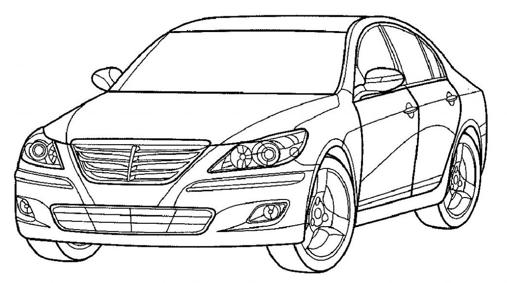 Hyundai coloring pages 17 – Having fun with children