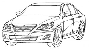 Hyundai coloring pages 17 – Having fun with children
