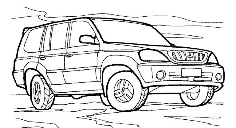 Hyundai coloring pages 18 – Having fun with children