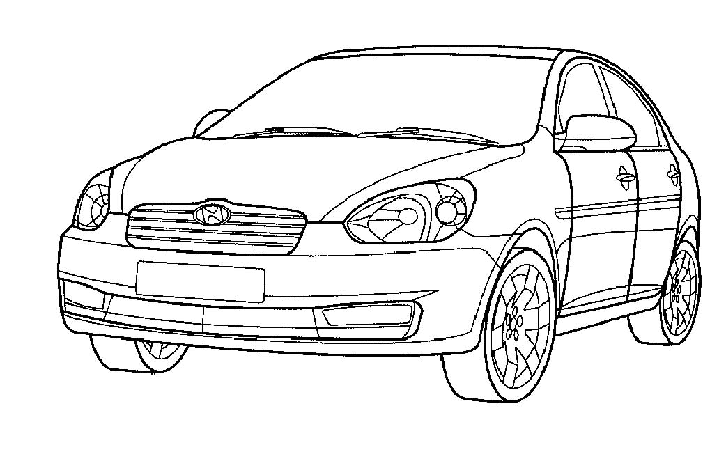 Hyundai coloring pages 2 – Having fun with children