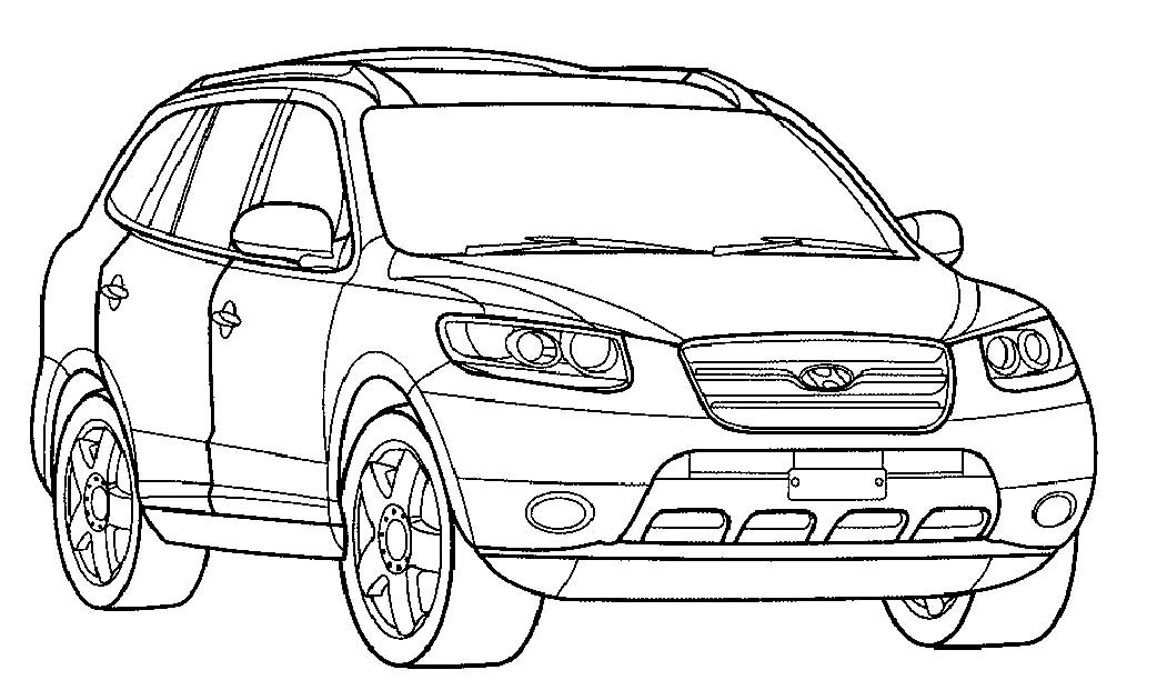 Hyundai coloring pages 9 – Having fun with children