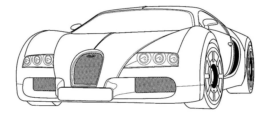 bugatti coloring pages 9 – Having fun with children