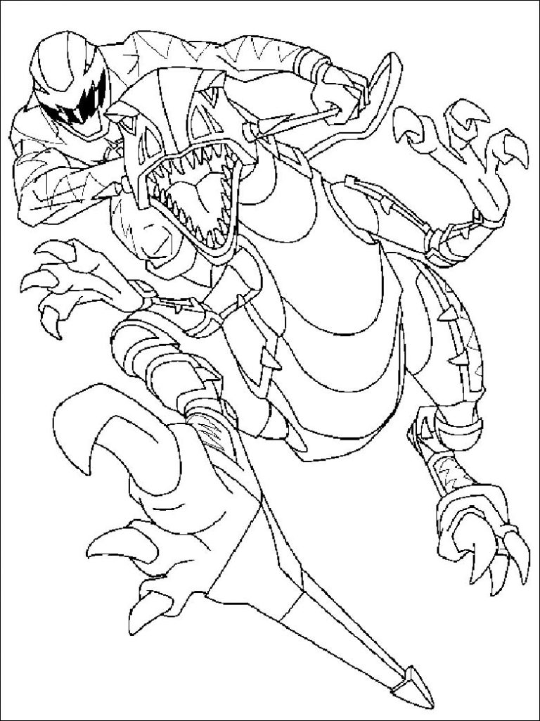 power rangers coloring pages 12 – Having fun with children
