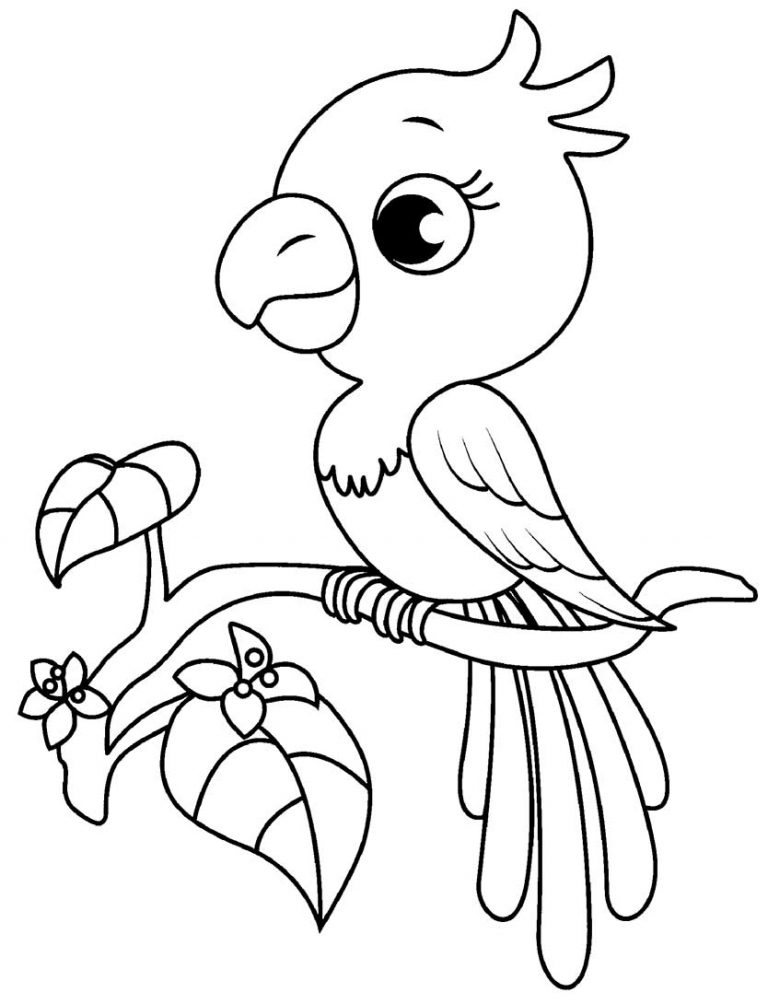 birds coloring pages 22 – Having fun with children