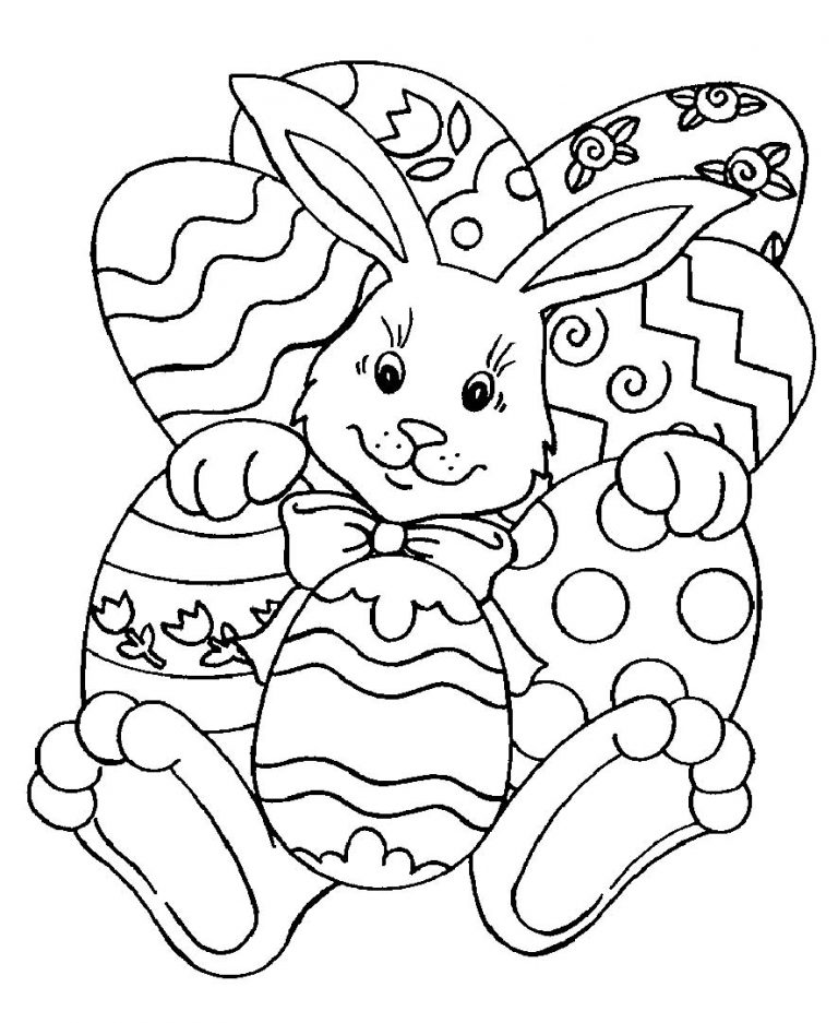 Easter coloring pages – Having fun with children
