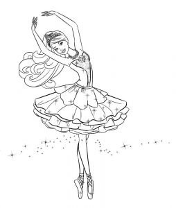 Ballet coloring pages – Having fun with children