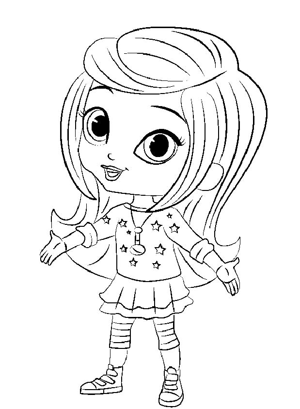 Shimmer Shine leah coloring pages – Having fun with children