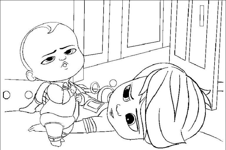 boss baby coloring pages 16 – Having fun with children