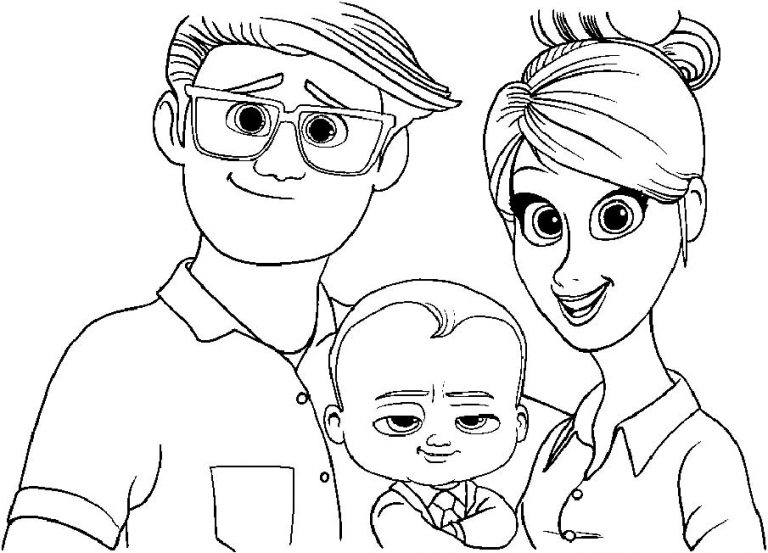 boss baby coloring pages 21 – Having fun with children