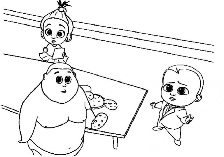 boss baby coloring pages 22 – Having fun with children