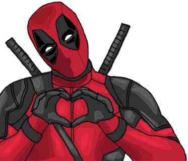 Desenhos de Deadpool para colorir – Se divertindo com crianças