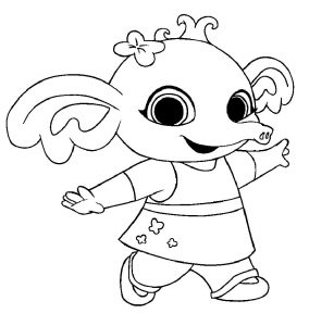 bing sula coloring page – Having fun with children