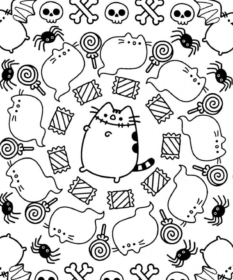 Pusheen coloring pages – Having fun with children