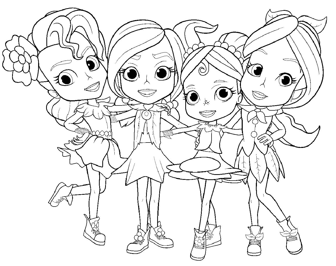 Rainbow Rangers coloring pages 18 – Having fun with children