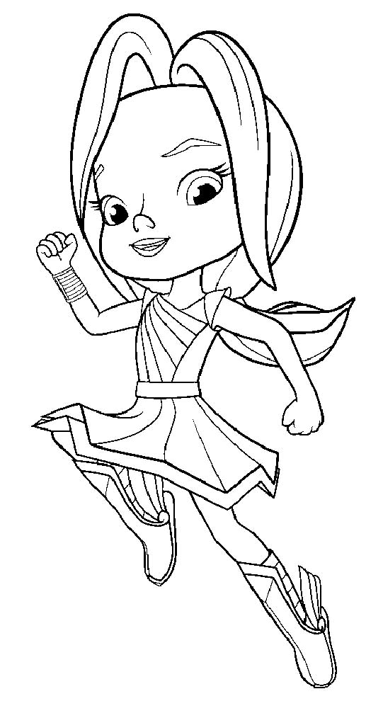 Rainbow Rangers coloring pages 25 – Having fun with children