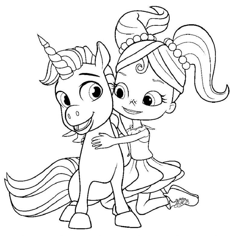 Rainbow Rangers coloring pages 35 – Having fun with children