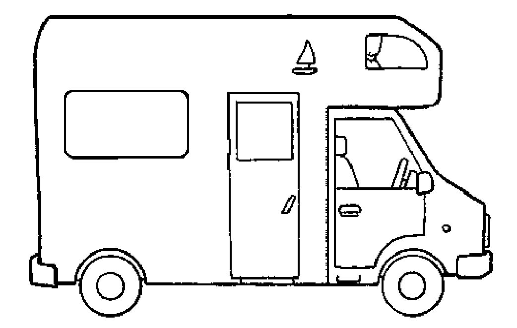 camper coloring pages 37 – Having fun with children