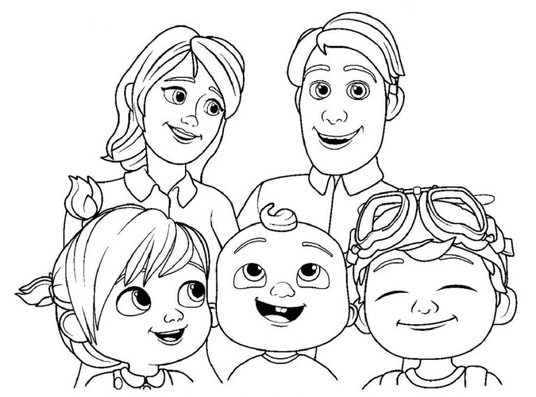 cocomelon coloring pages 39 – Having fun with children