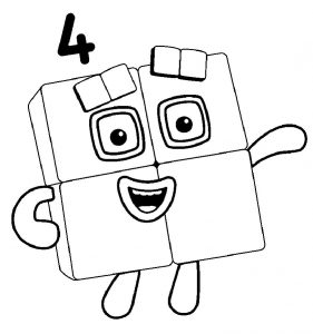 Numberblocks coloring pages – Having fun with children