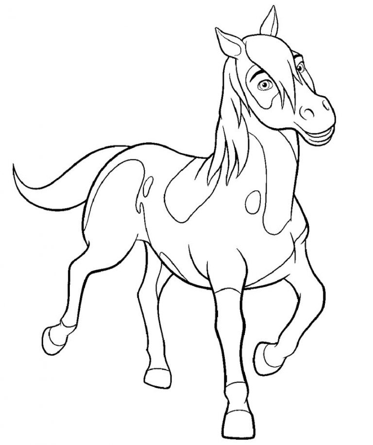 spirit coloring pages 12 – Having fun with children