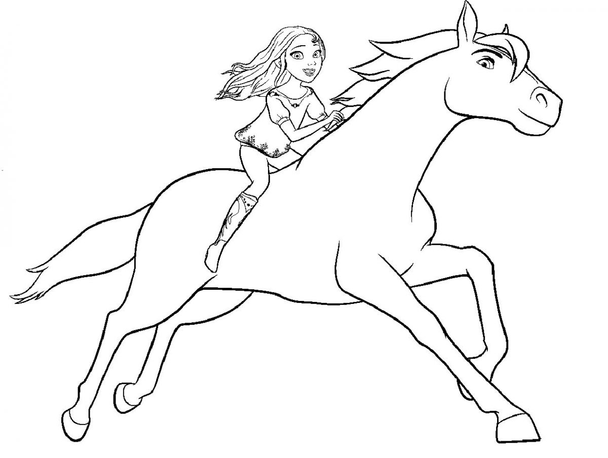 spirit coloring pages 33 – Having fun with children