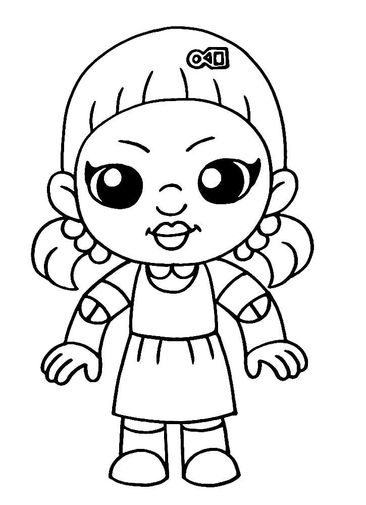 Squid Game coloring pages – Having fun with children