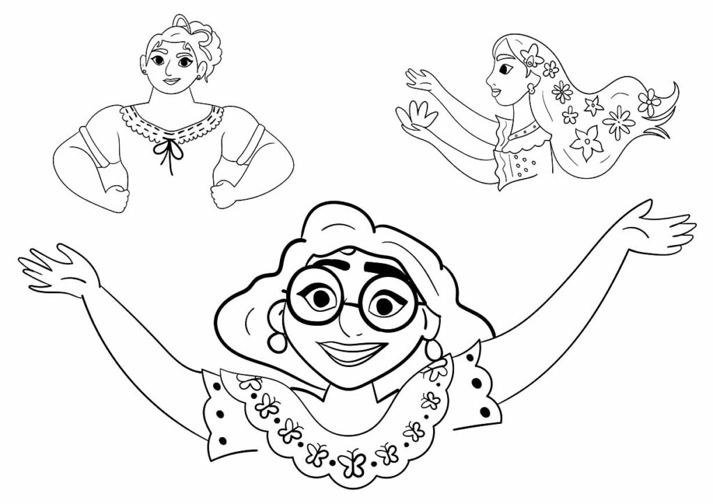 Encanto coloring pages – Having fun with children