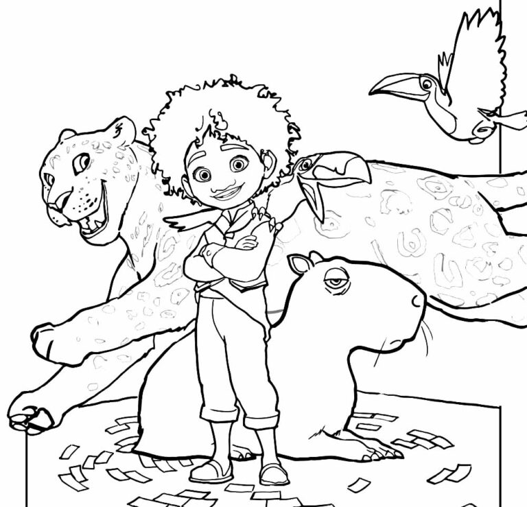 Encanto coloring pages – Having fun with children