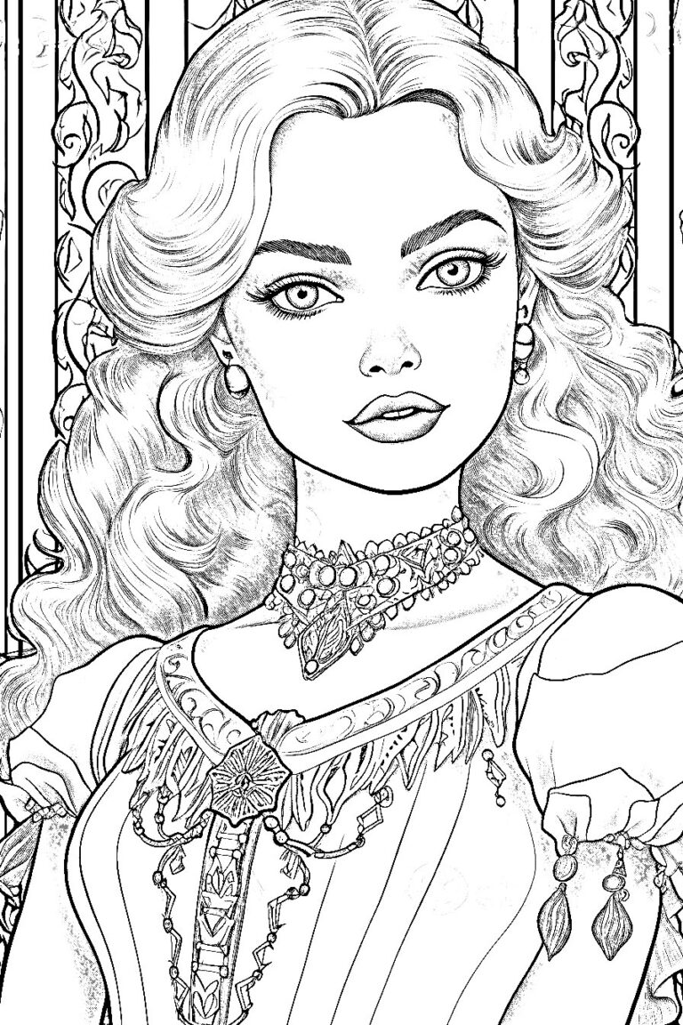 Barbie coloring pages 2023 – 2 – Having fun with children